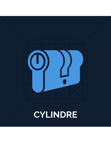 Cylindre Demi-cylindre CHIFFRAL X40 - BRICARD